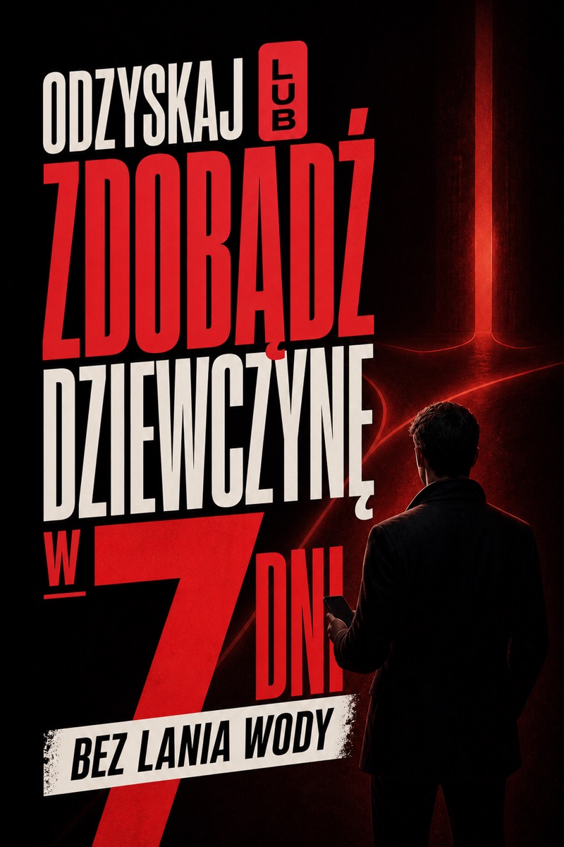 Okładka ebooka Odzyskaj lub Zdobądź Dziewczynę w 7 Dni — Bez Lania Wody