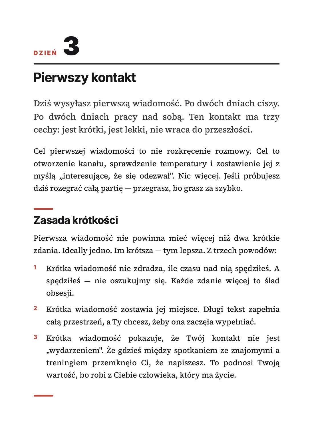 Strona: Dzień 3: pierwszy kontakt